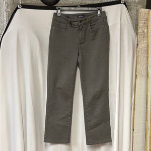 NYDJ Women's Gray Straight Leg Jeans